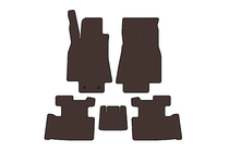 Mercedes A-class W169 2004-2012 гг. Резиновые коврики Carsuit (2004-2008, HB, 5-дверный, коричневый) фото 1