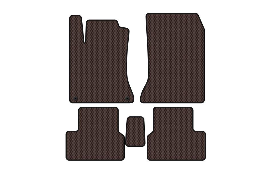 Mercedes B-class W246 2011-2018 гг. Резиновые коврики Carsuit (2011-2014, Коричневый) Image