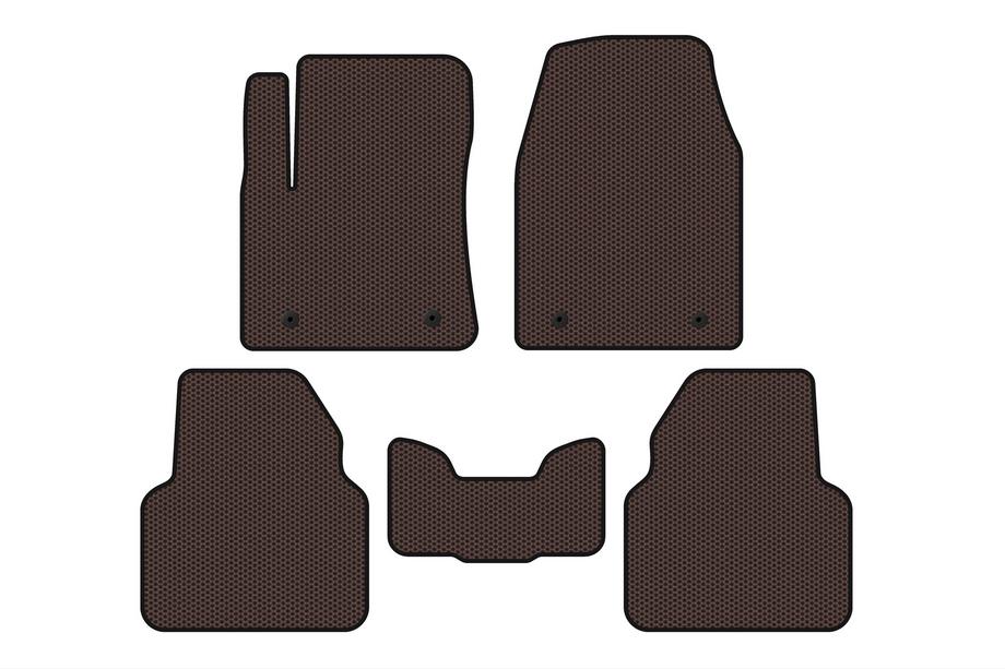MG 6 2010- гг. Резиновые коврики Carsuit (HB, коричневые) Image