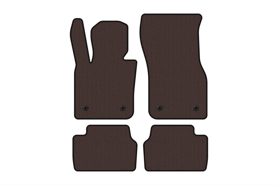Mini Cooper F55/56/57 2014-2023 гг. Резиновые коврики Carsuit (для F55, 5-дверный, коричневый) Фото 1