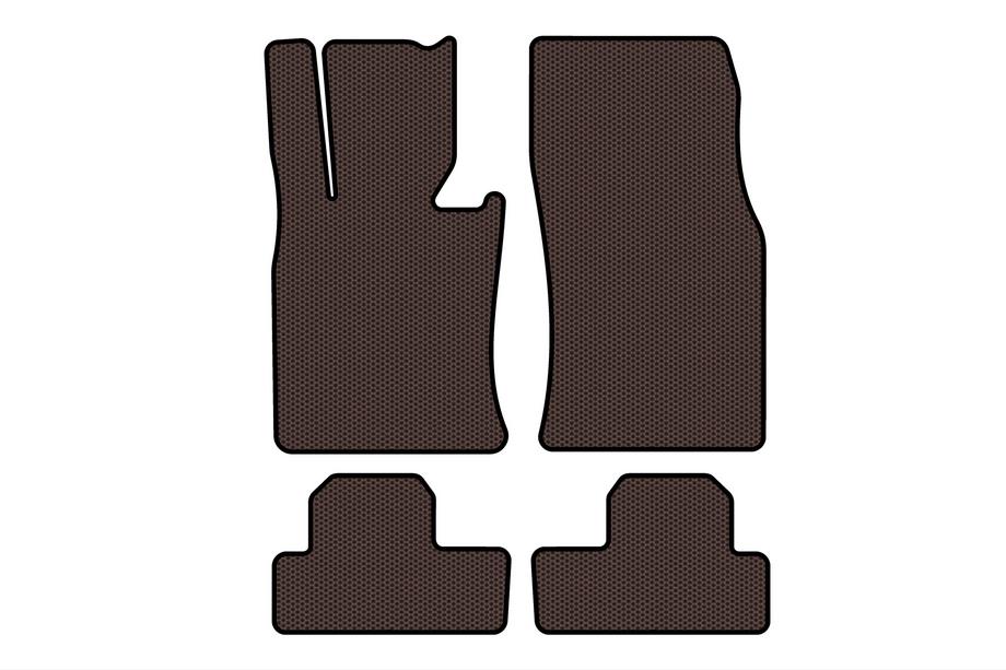 Mini Clubman R55/R56 2007-2014 гг. Резиновые коврики Carsuit (для R56, коричневые) Image
