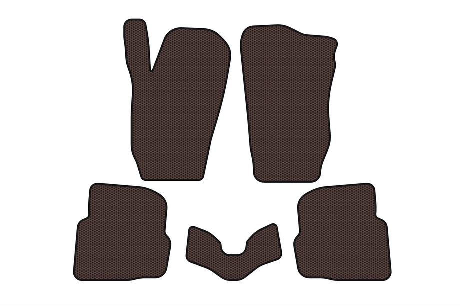 Seat Cordoba 2000-2009 гг. Резиновые Коврики Carsuit (SD, Коричневые) Фото 1