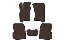 Subaru Forester 1997-2002 гг. Резиновые Коврики Carsuit (Коричневые) фото 1