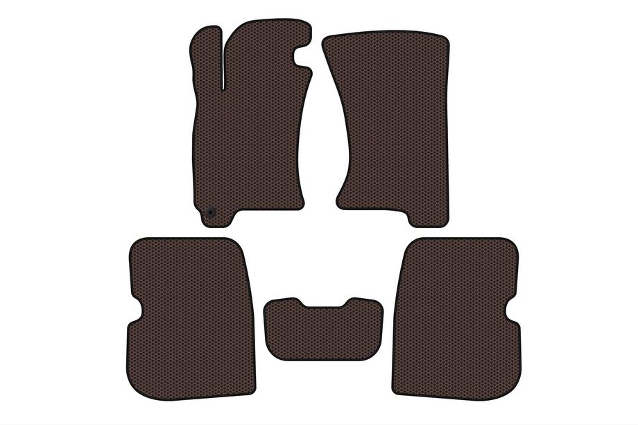 Subaru Forester 1997-2002 гг. Резиновые Коврики Carsuit (Коричневые) Image