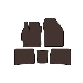 Резиновые Коврики Carsuit (LB, Коричневые) фото 1