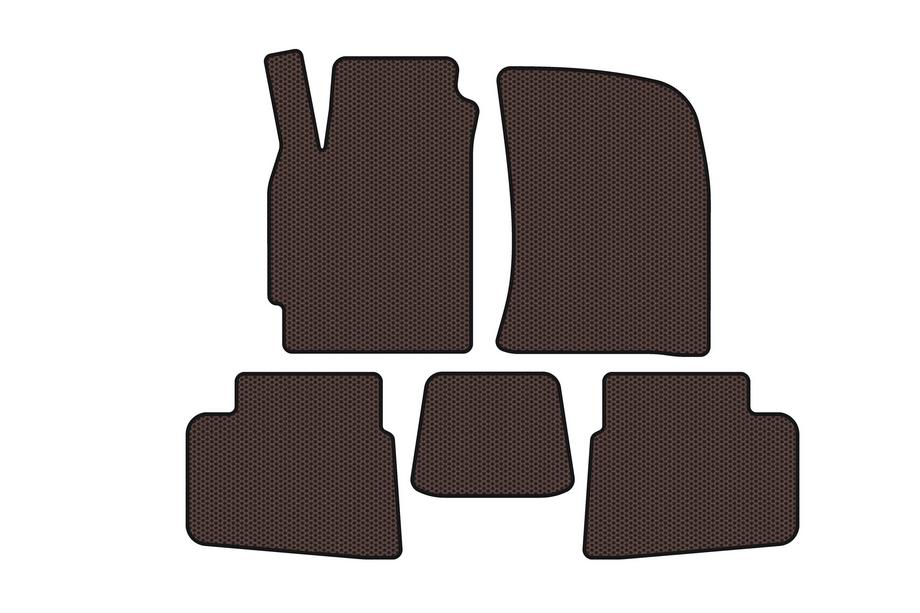 Chery Eastar 2003-2011 гг. Резиновые Коврики Carsuit (Коричневые) Image