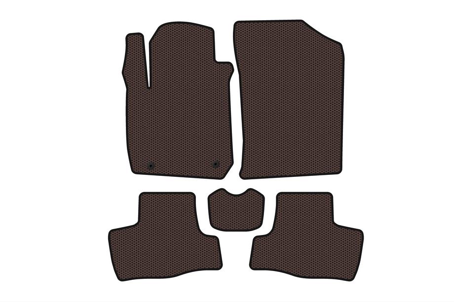 BYD F0 2008-2014 гг. Резиновые Коврики Carsuit (Коричневые) Image