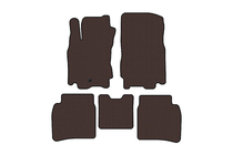 Nissan Note 2004-2012 гг. Резиновые Коврики Carsuit (Коричневые) фото 1