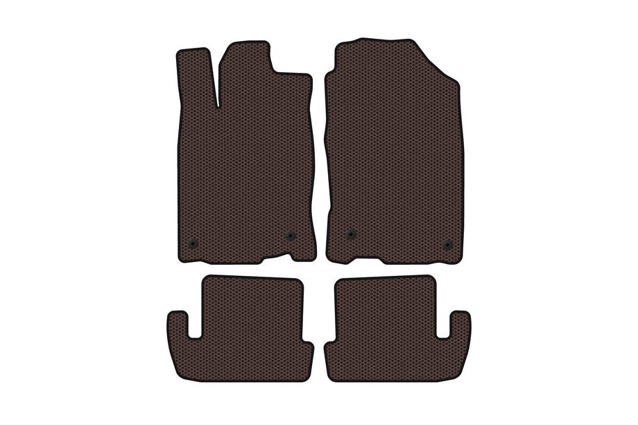 Honda CR-Z Резиновые Коврики Carsuit (Коричневые) Image