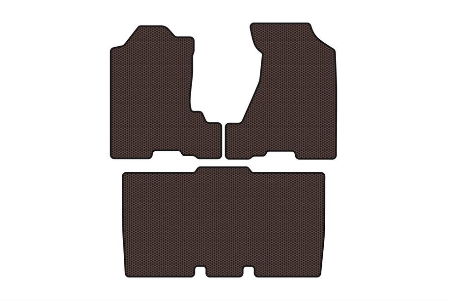 Honda Element 2003-2011 гг. Резиновые Коврики Carsuit (Коричневые) Image
