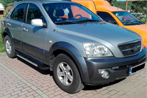 Kia Sorento I BL 2002-2009 гг. Боковые пороги RedLine V1 (2 шт., алюминий) фото 1