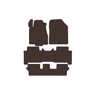 Резиновые коврики Carsuit (3 ряда, коричневые) Acura MDX 2007-2013 гг. фото 1