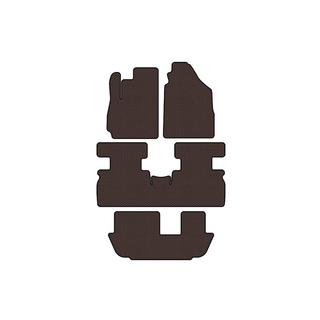 Резиновые коврики Carsuit (3 ряда, коричневые) Jetour X70 2018- гг. фото 1