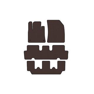 Резиновые коврики Carsuit V1 (3 ряда, коричневые) Citroen C-4 Picasso 2013–2022 гг. фото 1