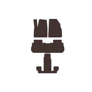 Резиновые Коврики Carsuit (3 Ряда, 2017-2019, Коричневые) фото 1