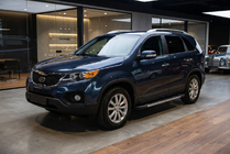 Kia Sorento II XM 2009-2014 гг. Боковые пороги RedLine V1 (2 шт., алюминий) фото 1