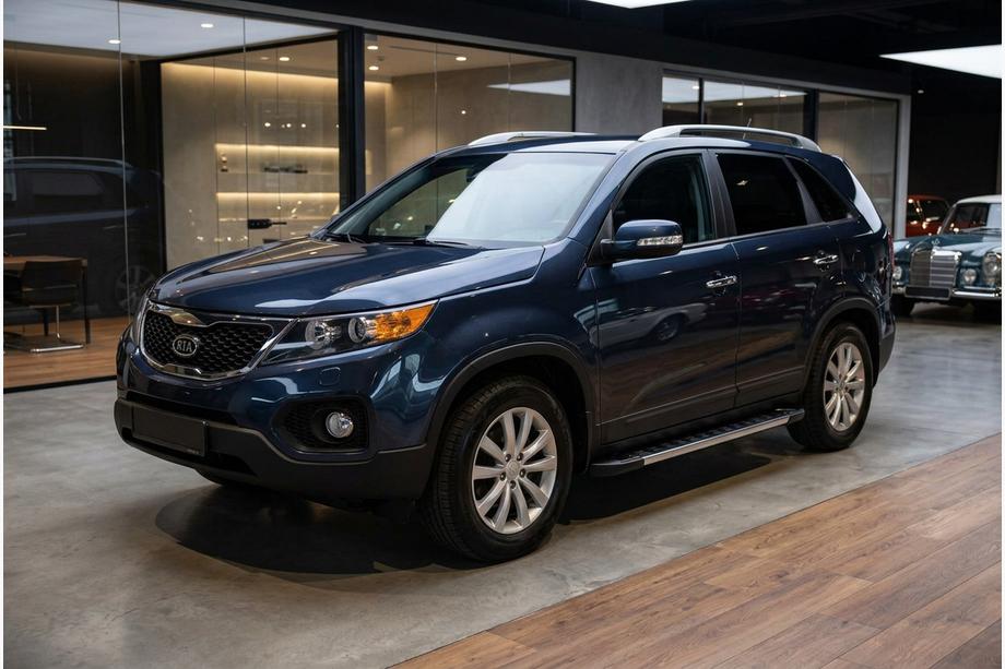 Kia Sorento II XM 2009-2014 гг. Боковые пороги RedLine V1 (2 шт., алюминий) Image