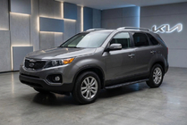Kia Sorento II XM 2009-2014 гг. Боковые пороги Bosphorus Black (2 шт., алюминий) фото 1