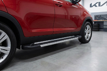 Kia Sportage 2010-2015 гг. Боковые пороги RedLine V1 (2 шт., алюминий) фото 1