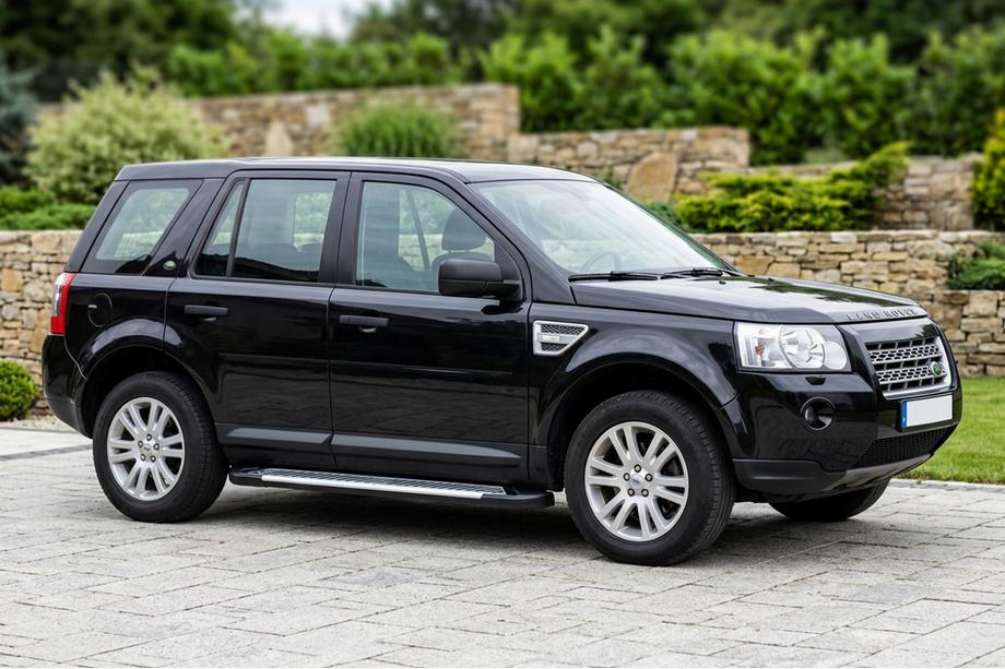 Land Rover Freelander II 2006–2014 гг. Боковые Подножки Line (2 шт., Алюминий) Image