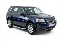 Land Rover Freelander II 2006–2014 гг. Боковые Подножки Tayga Grey (2 шт., Алюминий) фото 1