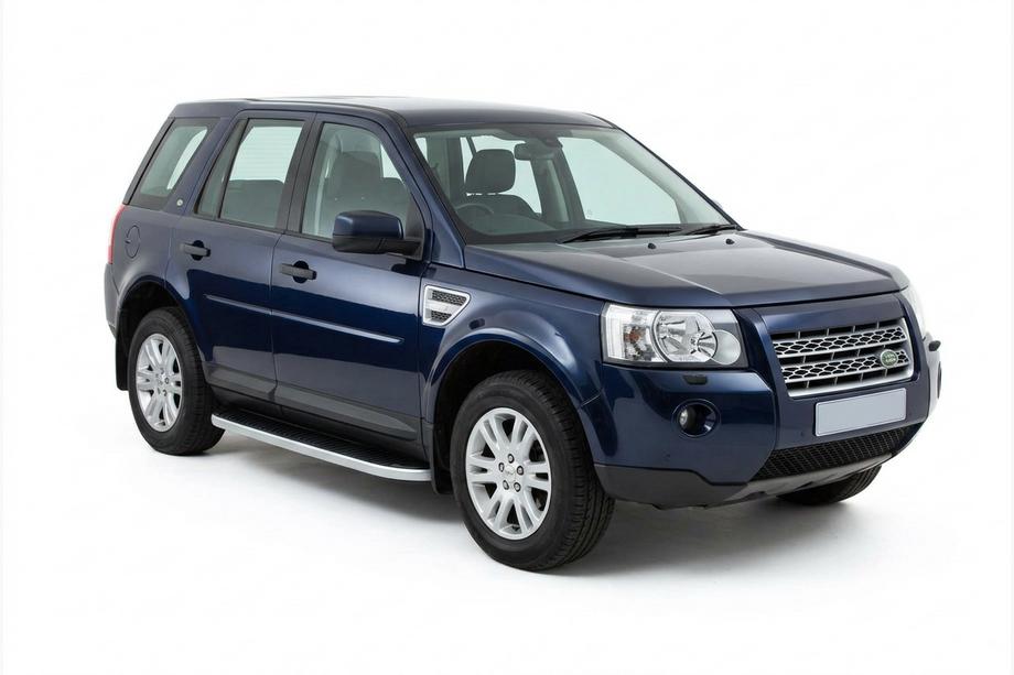 Land Rover Freelander II 2006–2014 гг. Боковые Подножки Tayga Grey (2 шт., Алюминий) Image