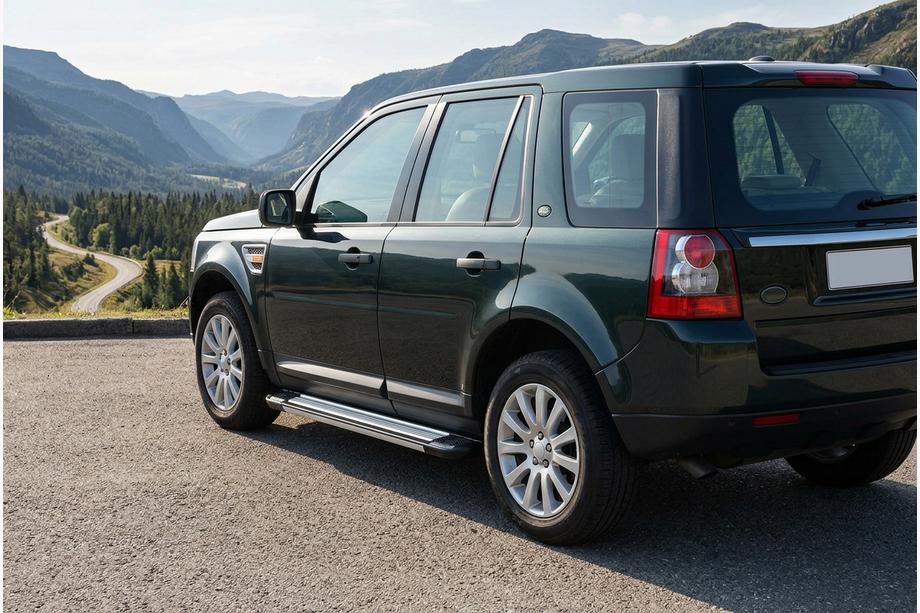 Land Rover Freelander II 2006–2014 гг. Боковые Подножки Rainbow (2 шт., Алюминий) Image