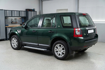 Land Rover Freelander II 2006–2014 гг. Боковые пороги Allmond Grey (2 шт., алюминий) фото 1