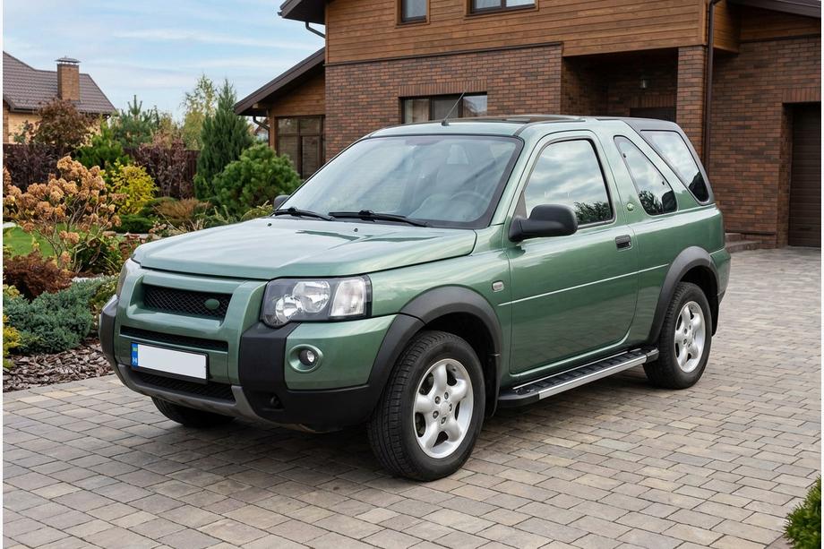 Land Rover Freelander I 1997-2006 гг. Боковые пороги RedLine V1 (2 шт., алюминий) Image