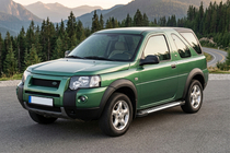 Land Rover Freelander I 1997-2006 гг. Боковые Подножки Line (2 шт., Алюминий) фото 1