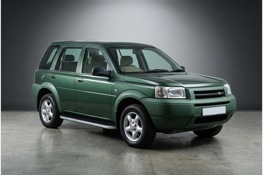 Land Rover Freelander I 1997-2006 гг. Боковые Подножки Tayga Grey (2 шт., Алюминий) Image