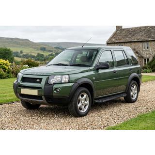 Боковые Подножки RedLine Black (2 шт., Алюминий) Land Rover Freelander I 1997-2006 гг. фото 1