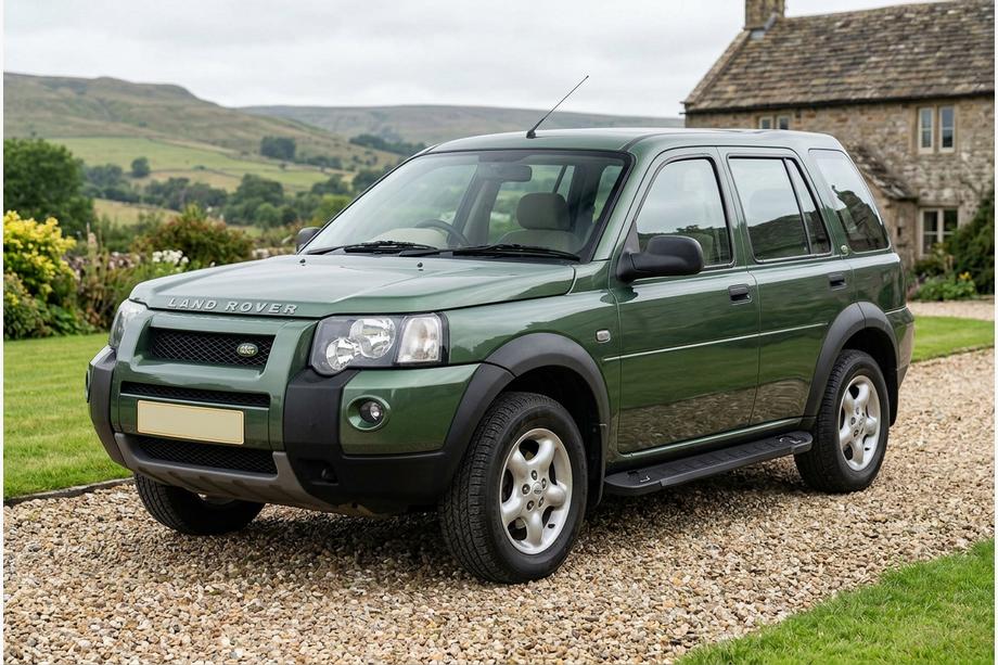 Land Rover Freelander I 1997-2006 гг. Боковые Подножки RedLine Black (2 шт., Алюминий) Image