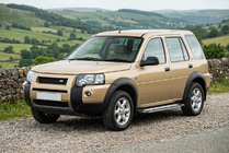 Land Rover Freelander I 1997-2006 гг. Боковые Подножки Rainbow (2 шт., Алюминий) фото 1