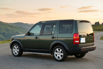Land Rover Discovery III 2004–2009 гг. Боковые Подножки Maydos V1 (2 шт., Алюминий и Нержавейка) фото 1