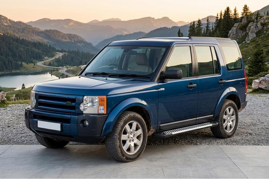 Land Rover Discovery IV 2009-2017 гг. Боковые Подножки Line (2 шт., Алюминий) Image