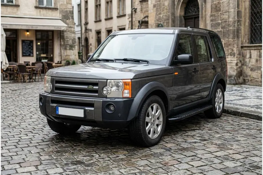Land Rover Discovery IV 2009-2017 гг. Боковые пороги Bosphorus Black (2 шт., алюминий) Image