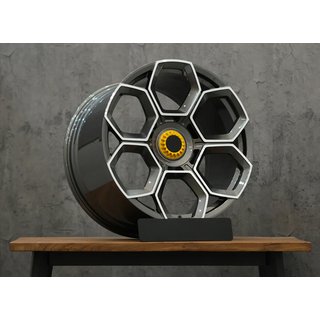 Кованые диски OEM R20 R21 V9 (комплект 4 шт) Lamborghini Aventador 2011-2022 гг. фото 1