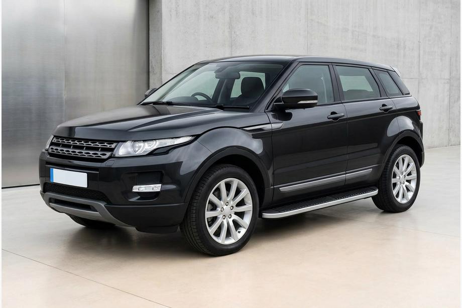 Range Rover Evoque 2012-2018 гг. Боковые Подножки Tayga Grey (2 шт., Алюминий) Image