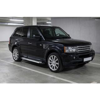 Боковые Подножки Line (2 шт., Алюминий) Range Rover Sport 2005-2013 гг. фото 1