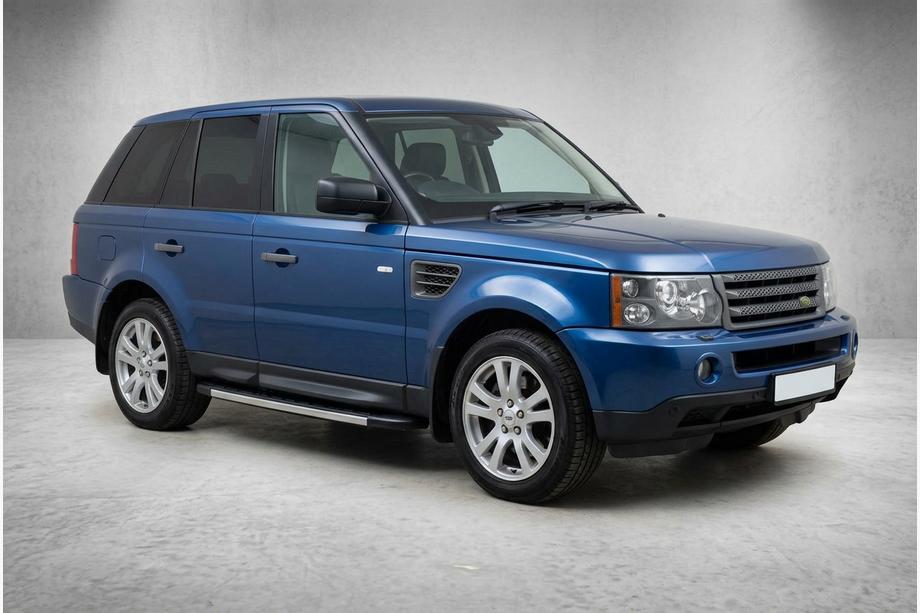 Range Rover Sport 2005-2013 гг. Боковые Подножки Duru (2 шт., Алюминий) Image