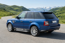 Range Rover Sport 2005-2013 гг. Боковые Подножки Rainbow (2 шт., Алюминий) фото 1