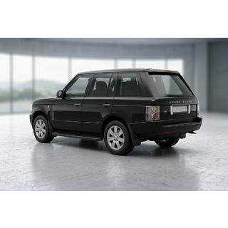 Боковые Подножки Allmond Black (2 шт., Алюминий) Range Rover III L322 2002-2012 гг. фото 1