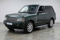 Range Rover III L322 2002-2012 гг. Боковые Подножки Line (2 шт., Алюминий) фото 1
