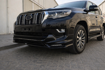 Toyota Land Cruiser Prado 150 2009-2023 гг. Накладка на передний бампер TRD (2017-) фото 2