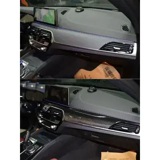 Комплект карбоновых вставок в салон BMW 5 серия G30/G31 2017–2023 гг. фото 2
