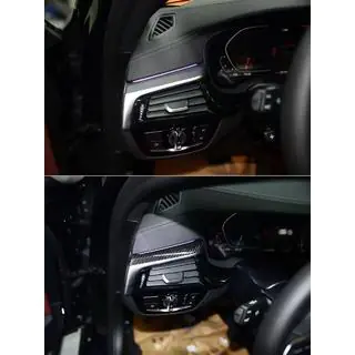 Комплект карбоновых вставок в салон BMW 5 серия G30/G31 2017–2023 гг. фото 4