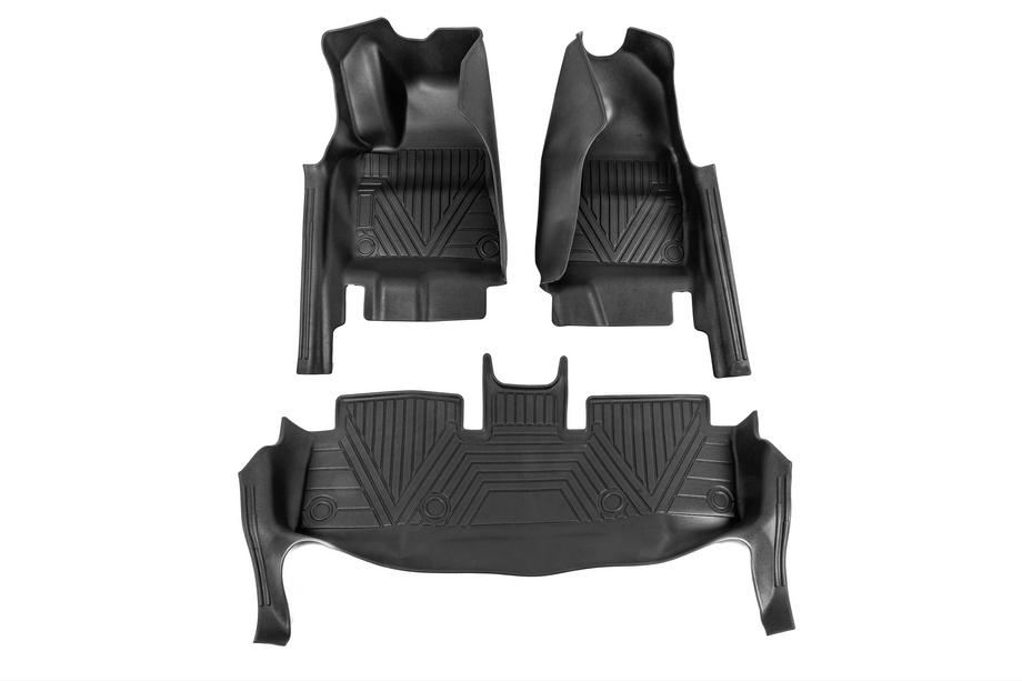 Tesla Model 3 2017- гг. Резиновые Коврики Niken Luxury 3D (3 шт) Image
