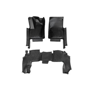 Резиновые Коврики Niken Luxury 3D (3 шт) Toyota Land Cruiser 300 2021- гг. фото 1