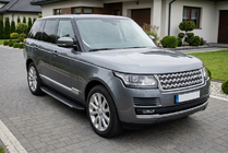 Range Rover IV L405 2013-2021 гг. Боковые Подножки Duru (2 шт., Алюминий) фото 1